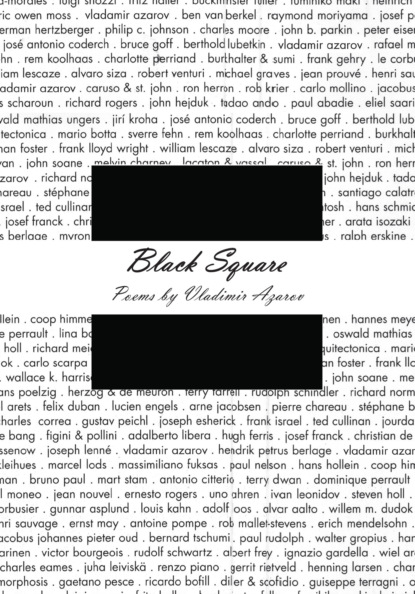 Black Square. Alphabet Poems — Владимир Азаров