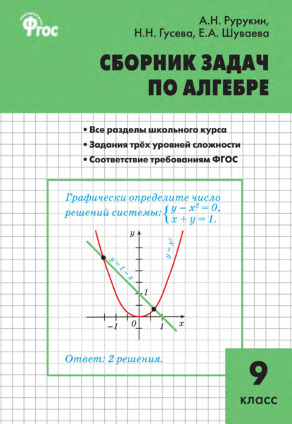 Сборник задач по алгебре. 9 класс — А. Н. Рурукин