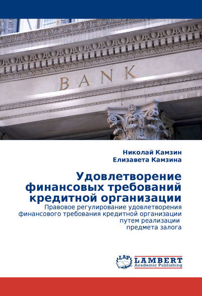 Удовлетворение финансовых требований кредитной организации — Николай Камзин