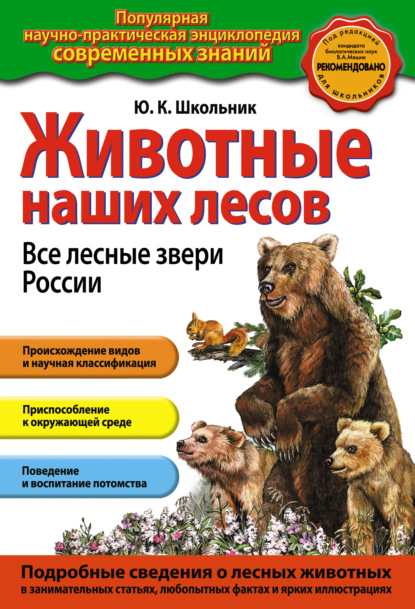 Животные наших лесов. Все лесные звери России — Ю. К. Школьник