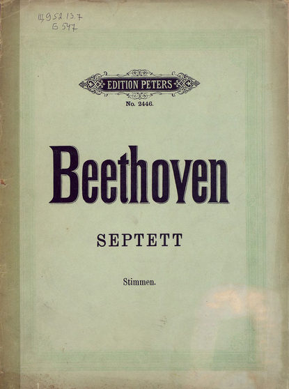 Septett v. L. van Beethoven — Людвиг ван Бетховен