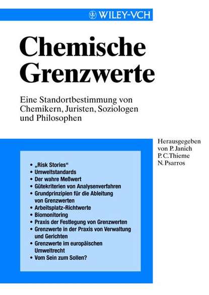 Chemische Grenzwerte — Группа авторов