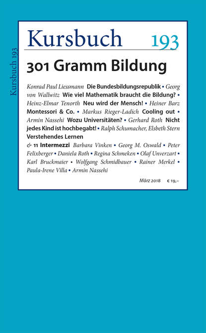 Kursbuch 193 — Группа авторов